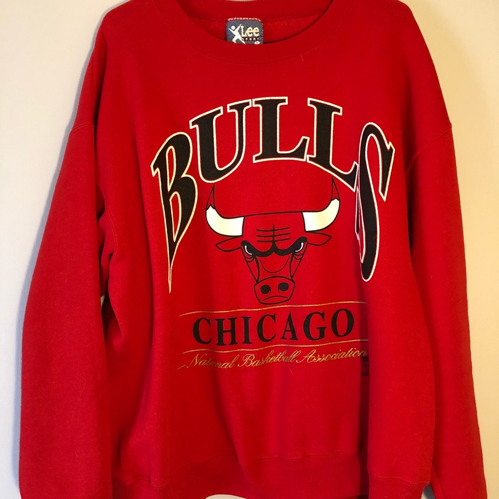 Vintage 90s Chicago Bulls NBA Lee Sports Crewneck